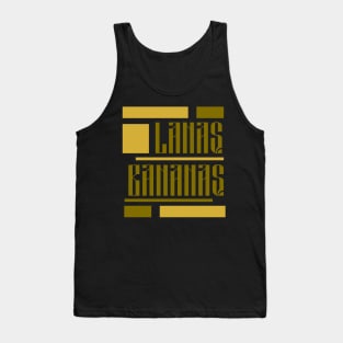 Lettering logo, calligraphy print Tank Top